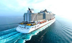 MSC Seaview Saindo de Salvador na Temporada 2025/2026