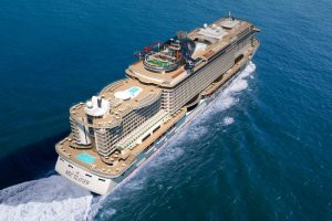 MSC Seaview Saindo de Maceió na Temporada 2025/2026