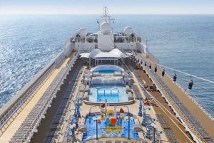 MSC Lírica Saindo de Santos na Temporada 2025/2026